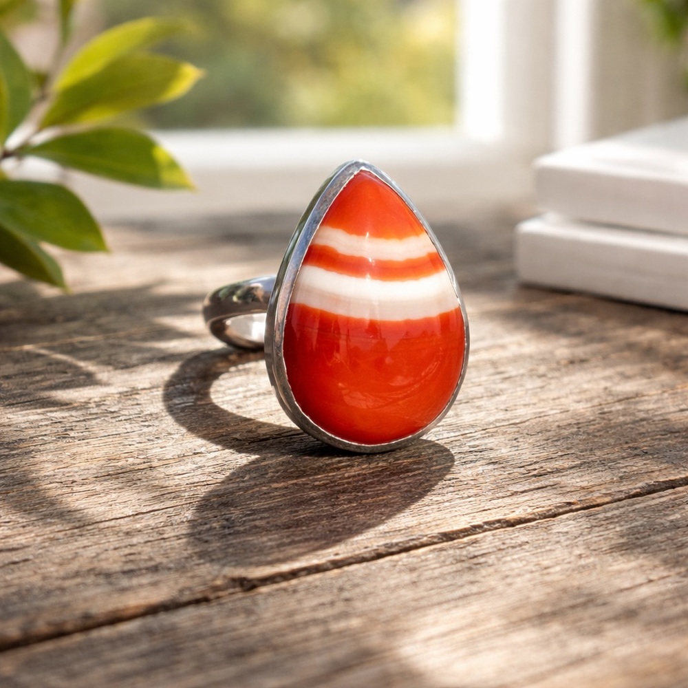 Botswana Agate Ring - Picture 6 of 12